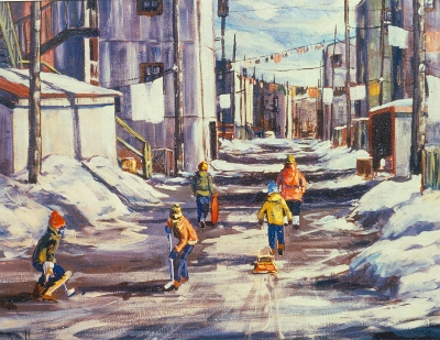 LA SOIRÉE DU HOCKEY EN PLEIN JOUR